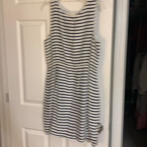 J Crew Navy striped dress NWT